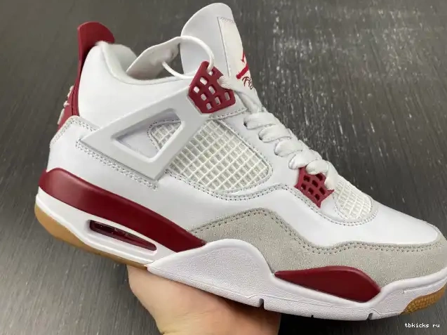 Rep TB Retro Jordan 4 DR5415-160 SB Red Pine 0613